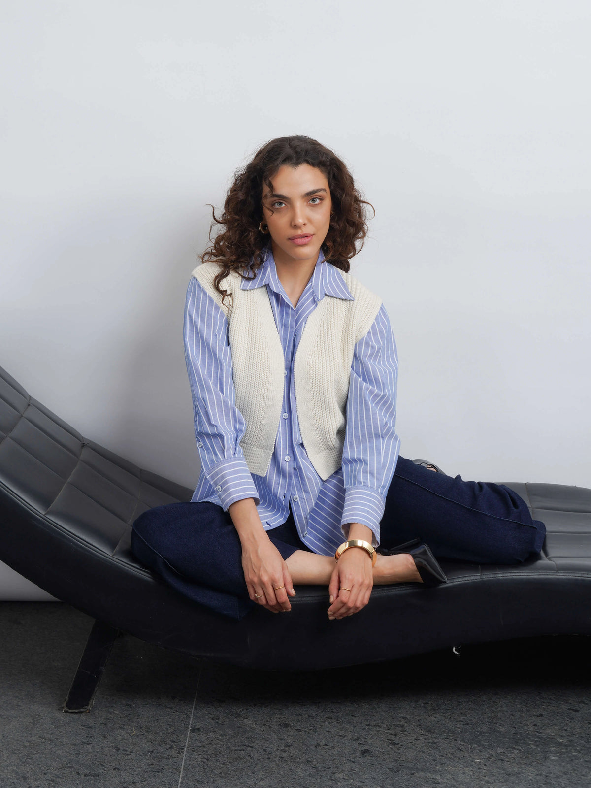 Cotton Cardigan - White