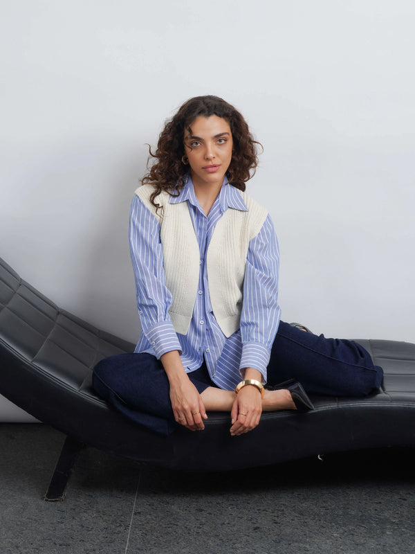 Cotton Cardigan - White