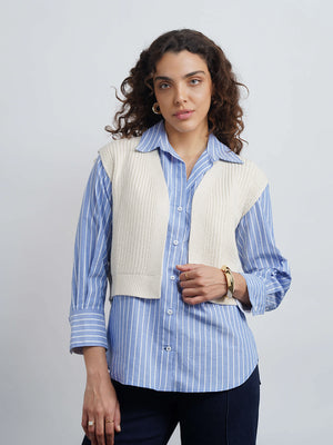Cotton Cardigan - White