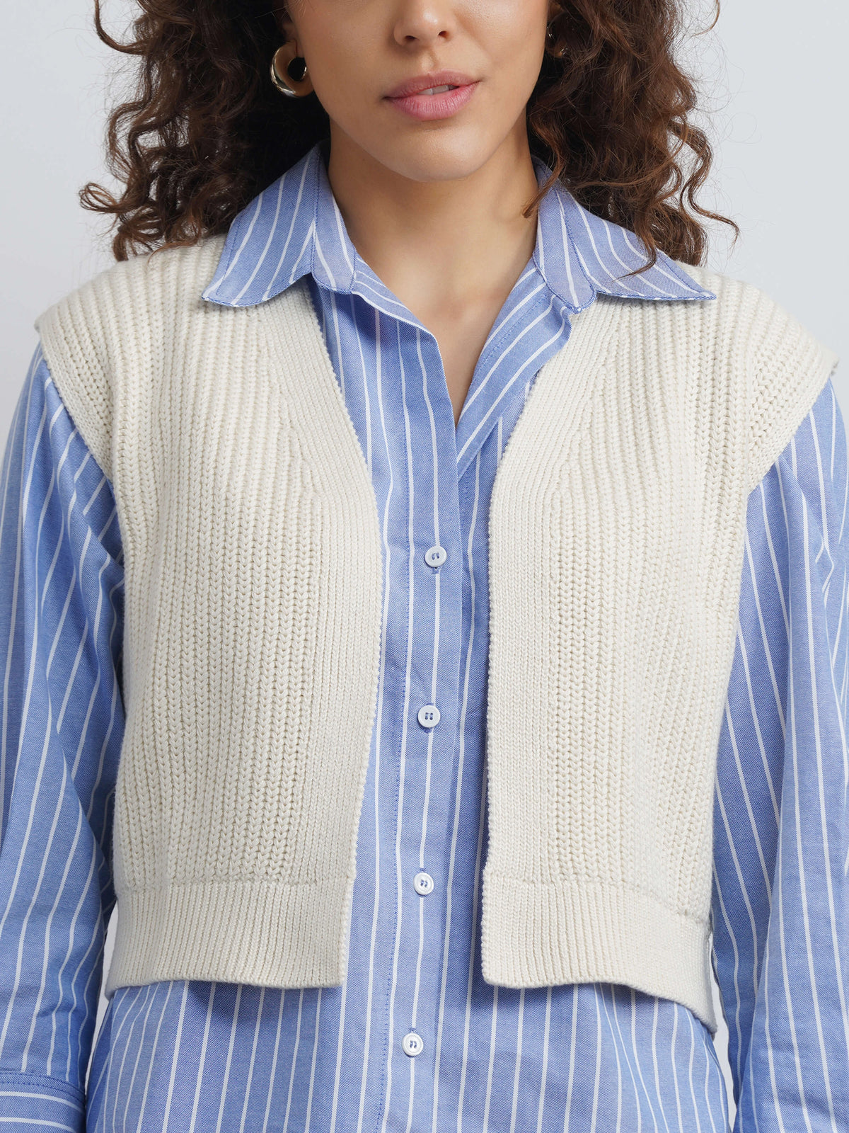 Cotton Cardigan - White