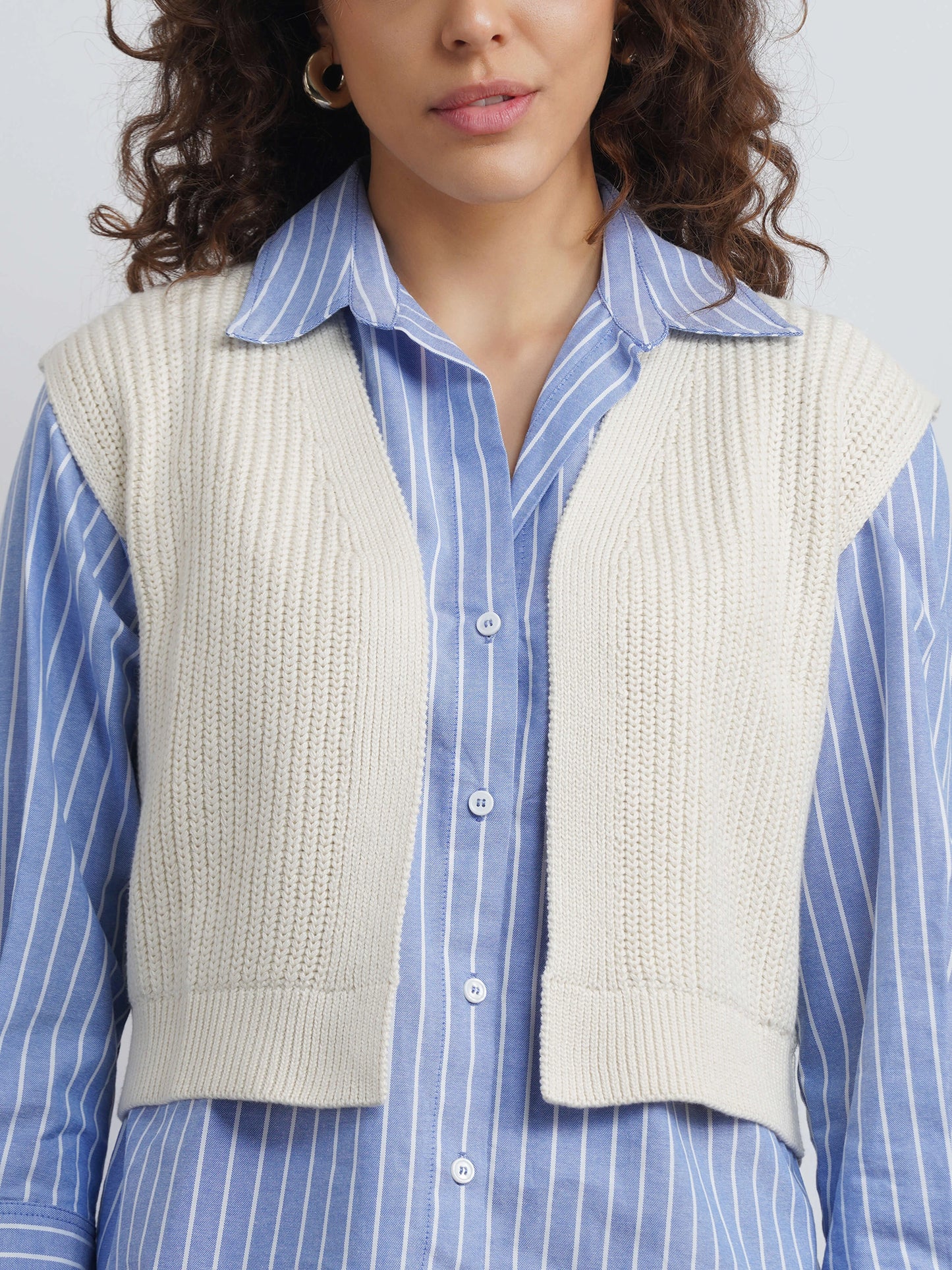 Cotton Cardigan - White