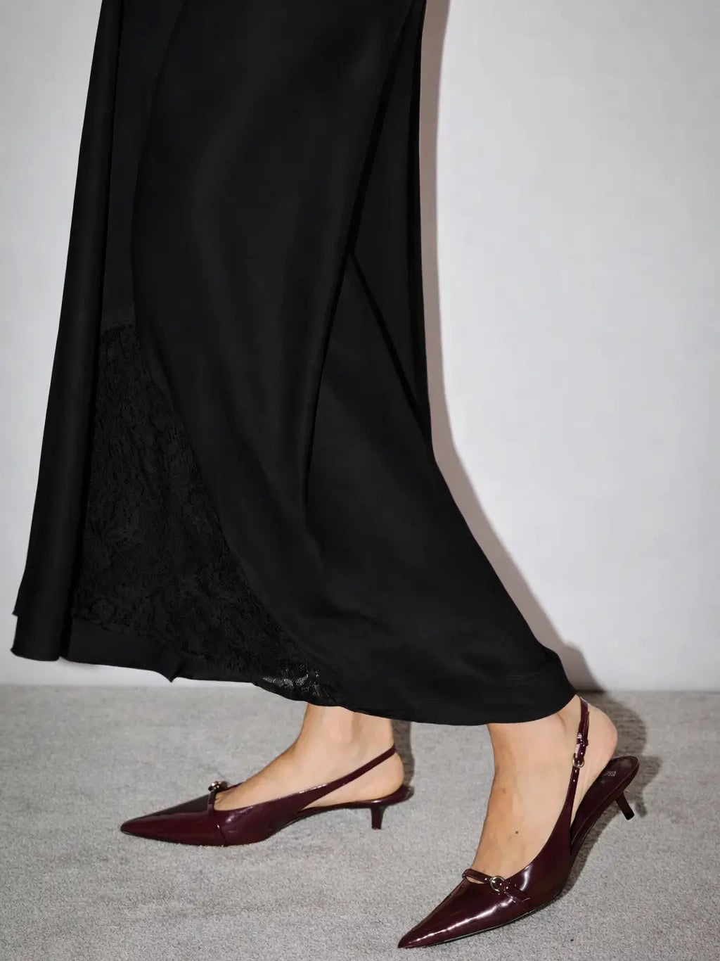 Soirée Slip Dress - Onyx