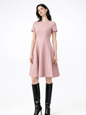 Corp Core Dress - Dusty Pink