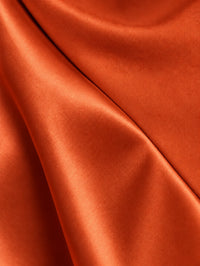 Jenna LustraSatin™ Top - Burnt Orange