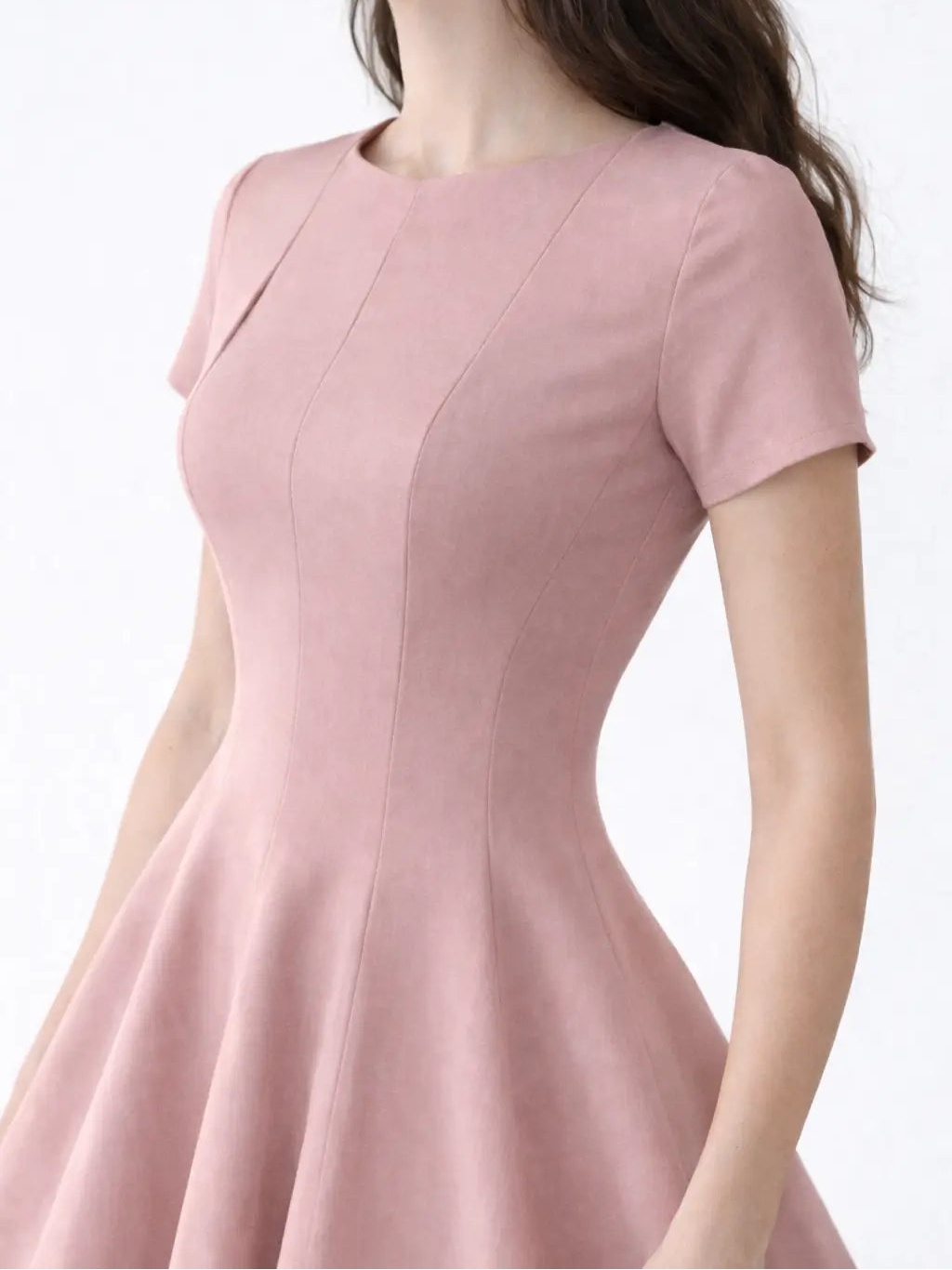 Corp Core Dress - Dusty Pink