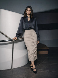 Elevated Vintage Satin Shirt