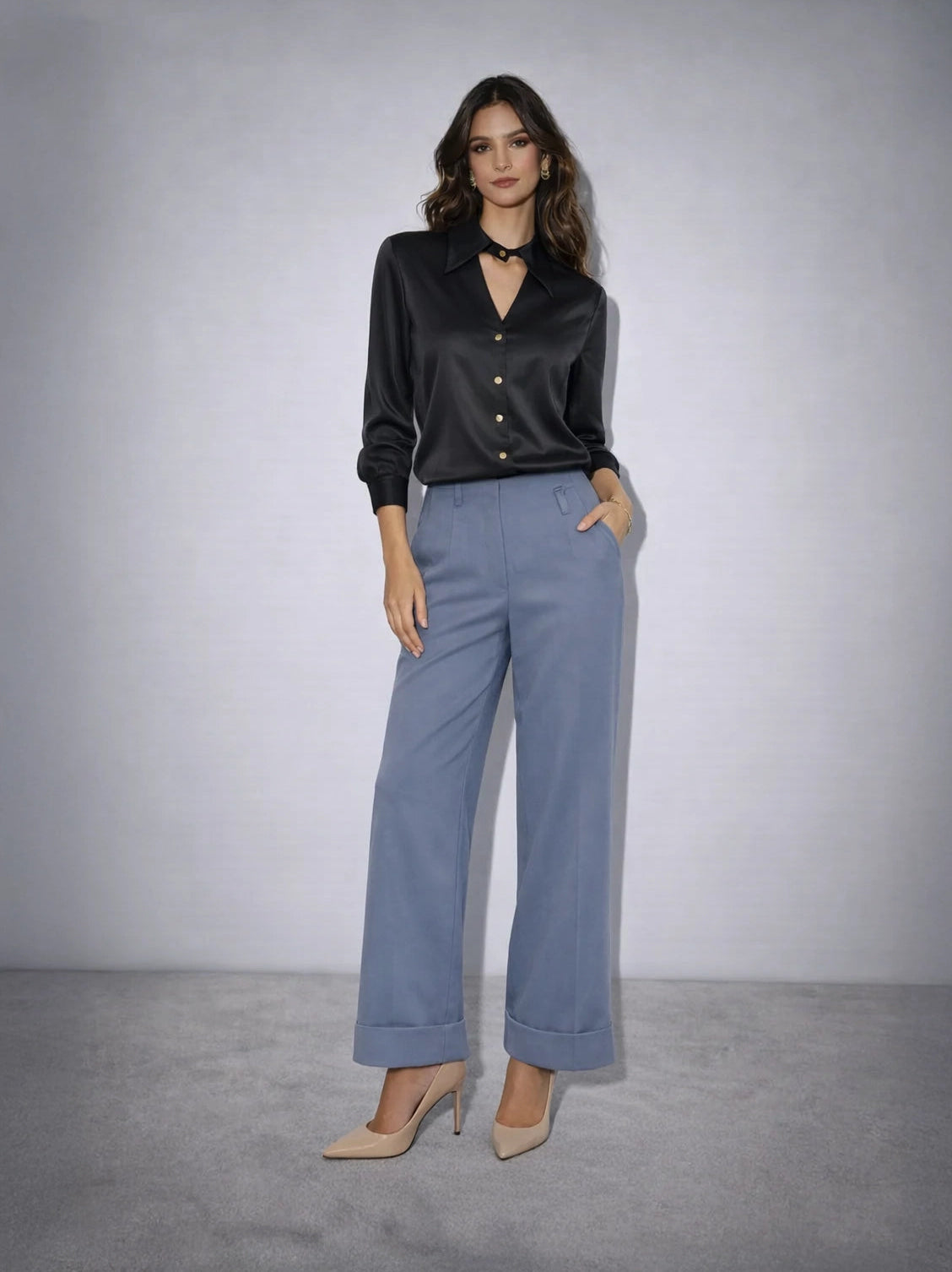 Elevated Vintage Satin Shirt