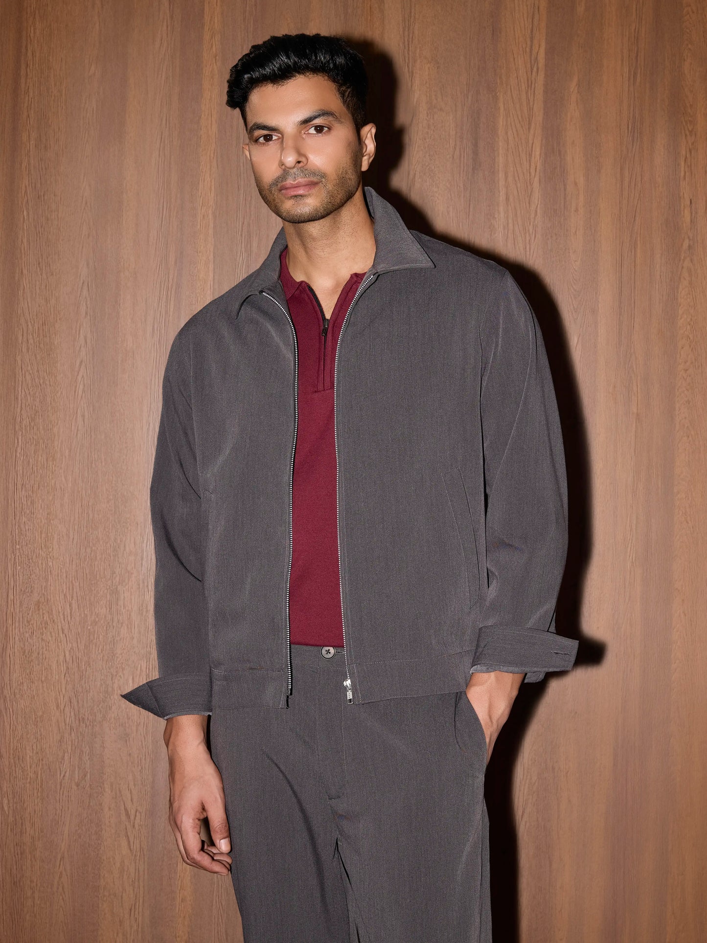 Tribeca Jacket - Stone Grey