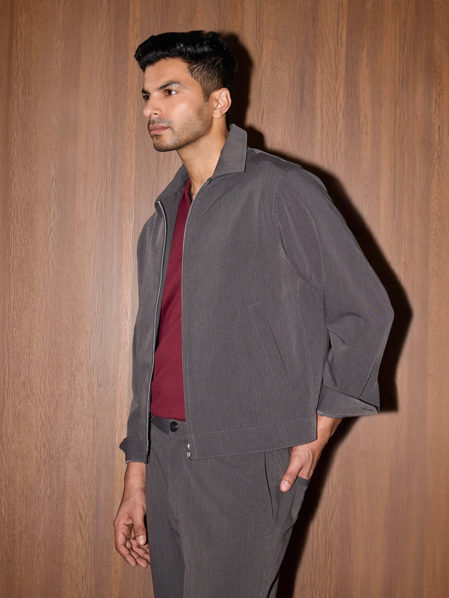 Tribeca Jacket - Stone Grey