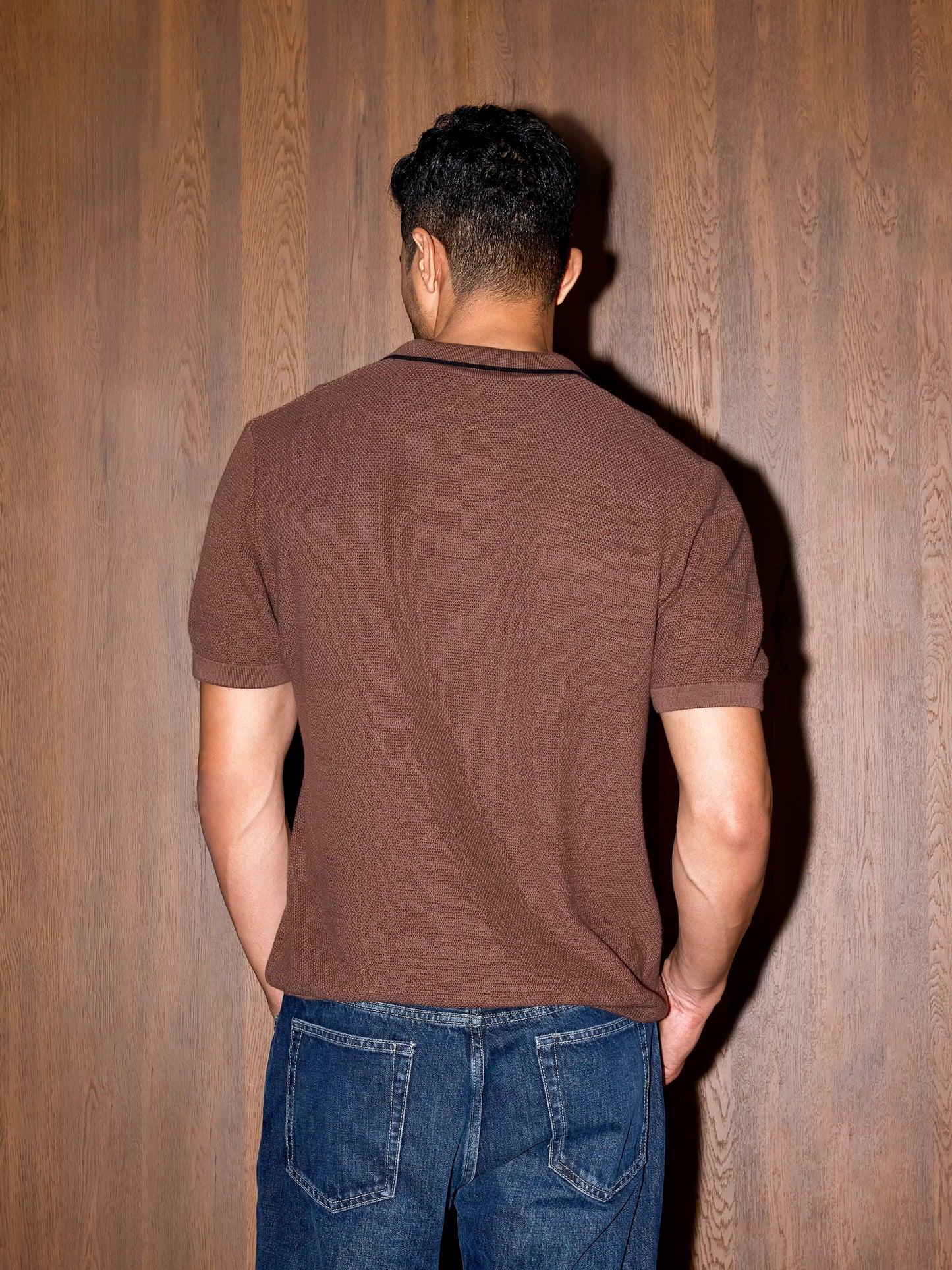 Courtside Cotton Polo Regular Fit - Hazlenut