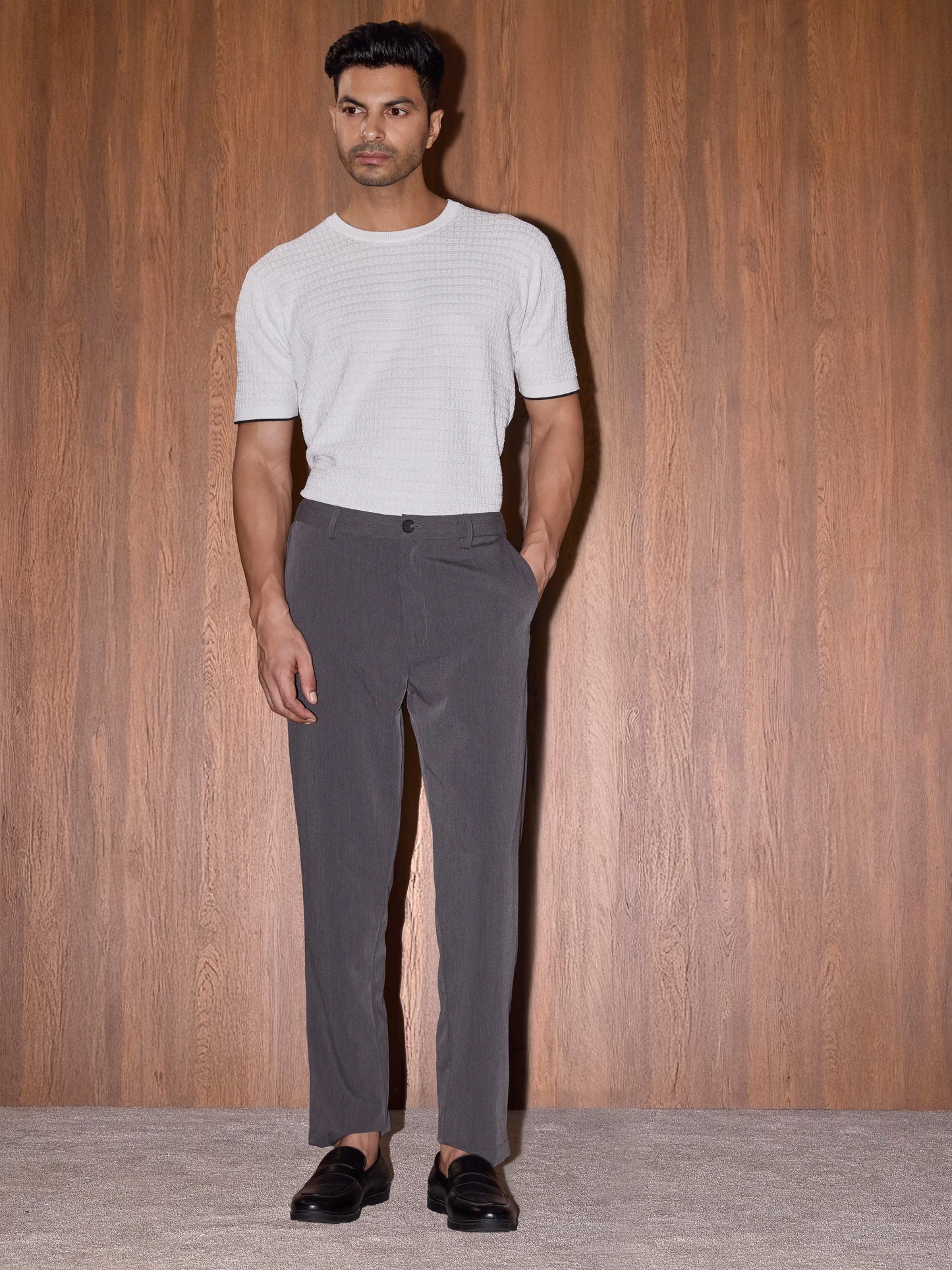 8-Way Stretch Pants - Stone Grey