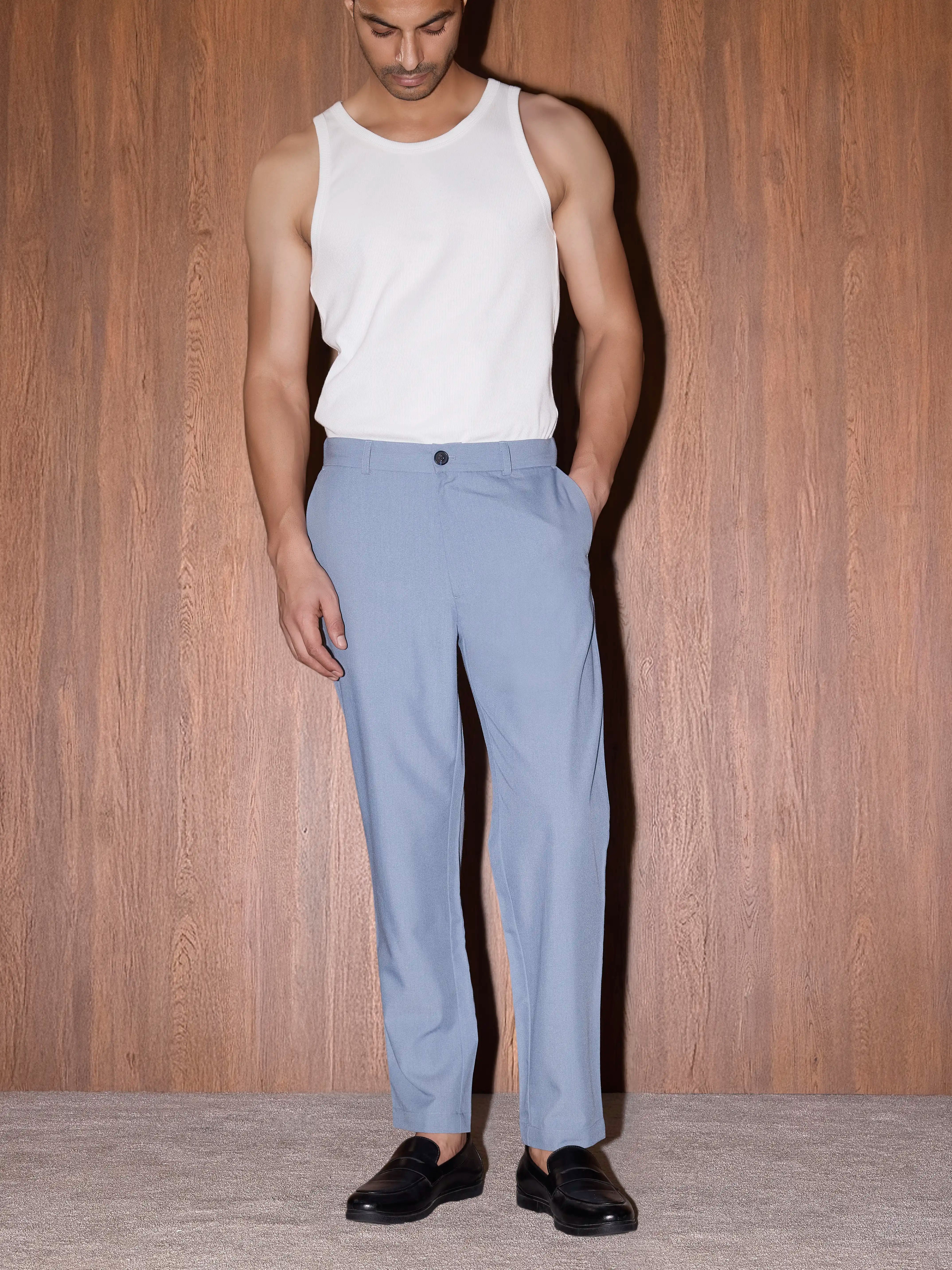8-Way Stretch Pants - Powder Blue