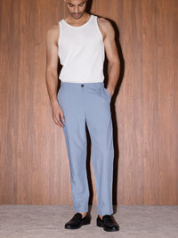 8-Way Stretch Pants in SoftSuit Fabric™ - Powder Blue