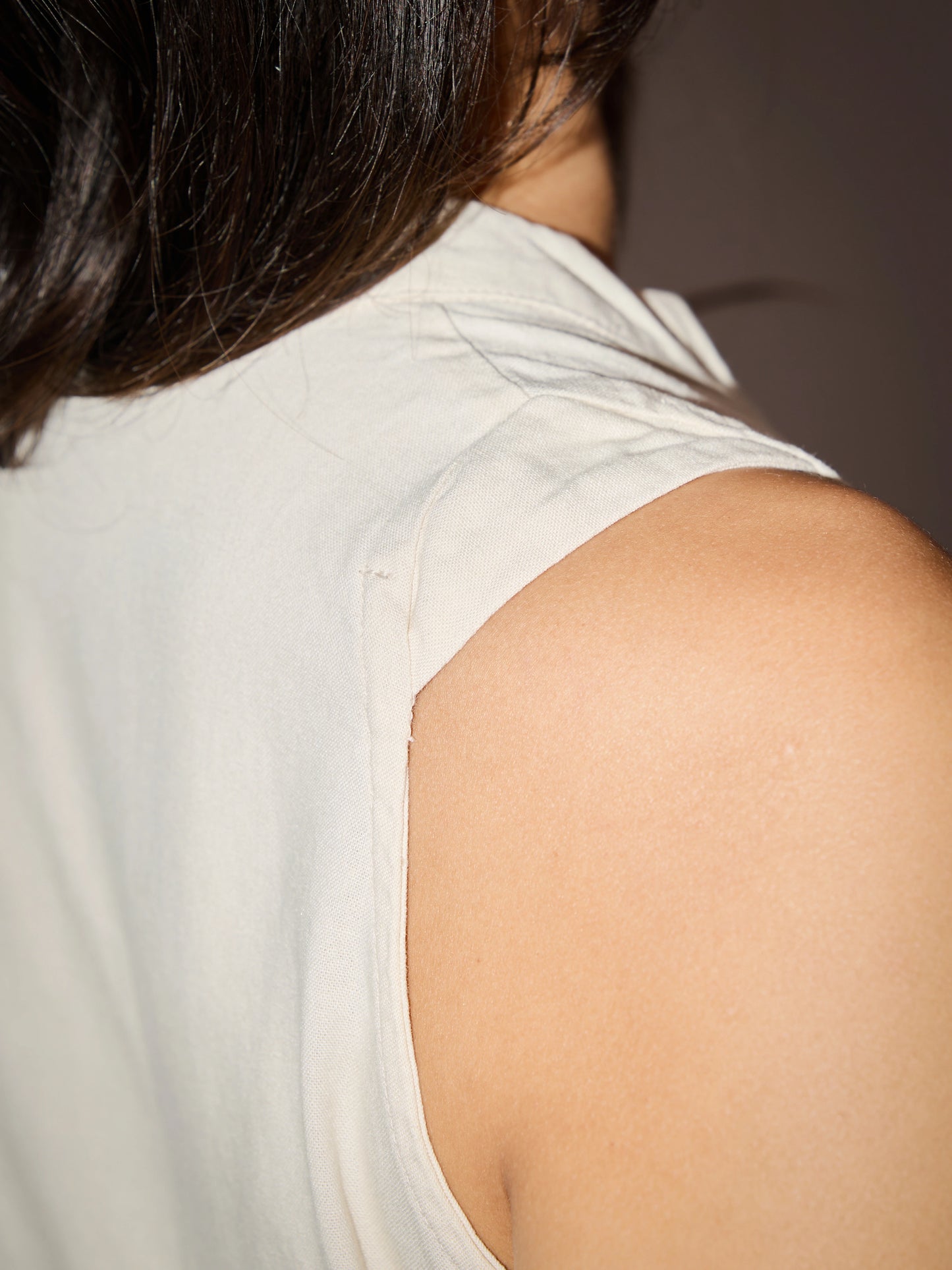 Sora Linen Top - Cream