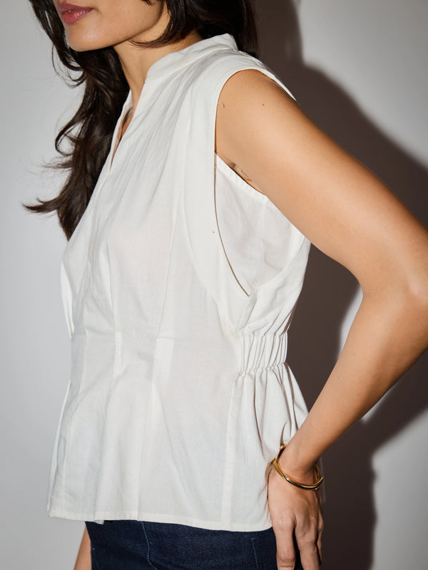 Florence AirLinen™ Top - White