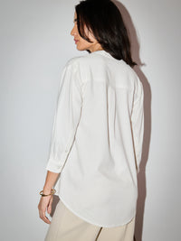 Kayla Linen Blouse - White