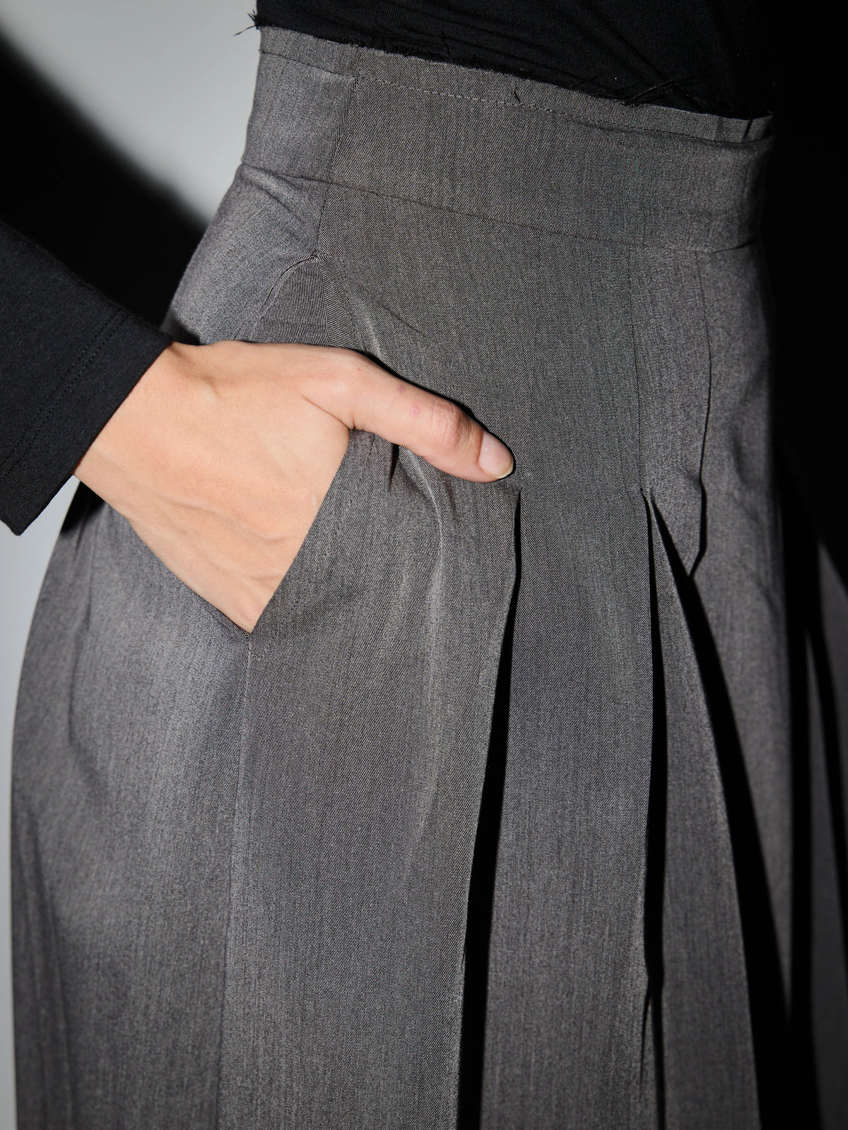 Pleated Skirt in SoftSuit™ Fabric