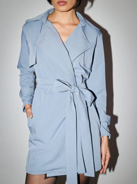 Hailey Dress in SoftSuit™️- Powder Blue