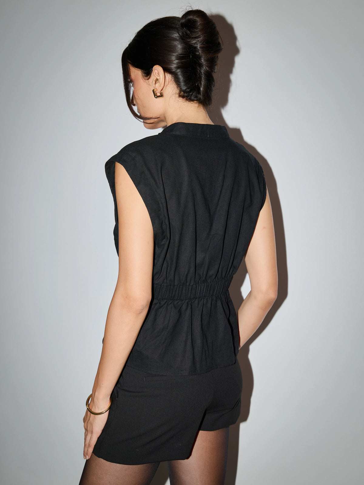 Florence AirLinen™ Top - Black