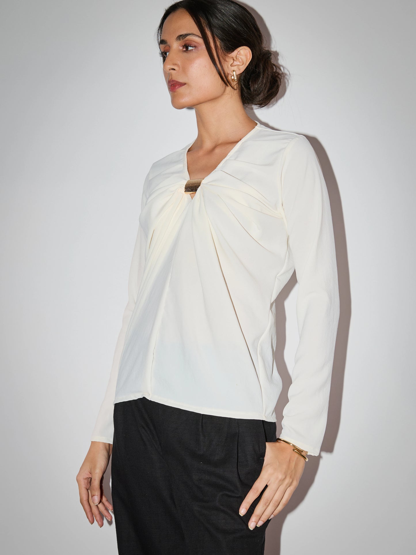 Roseta Top - Milky White