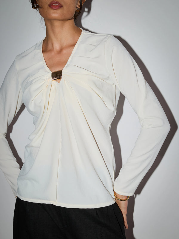 Roseta Top - Milky White
