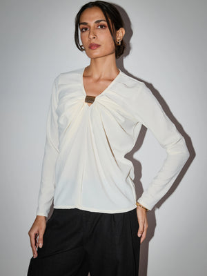 Roseta Top - Milky White