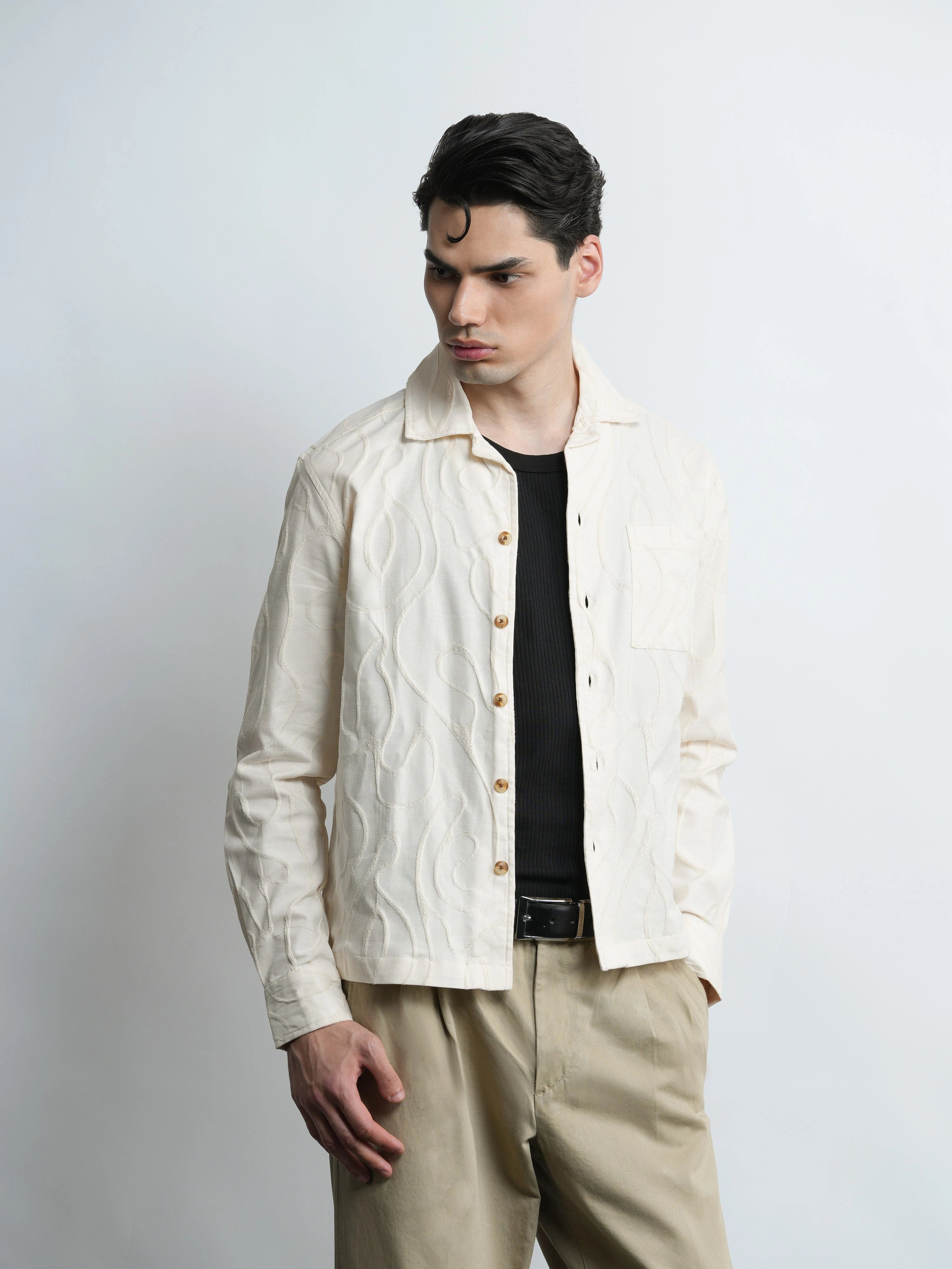 The Lennox Jacquard Shacket