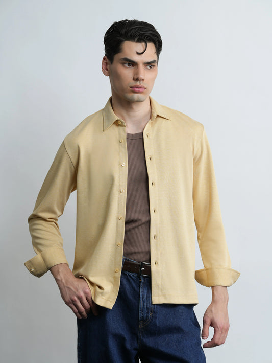 Mercer Knit Shirt - Dijon