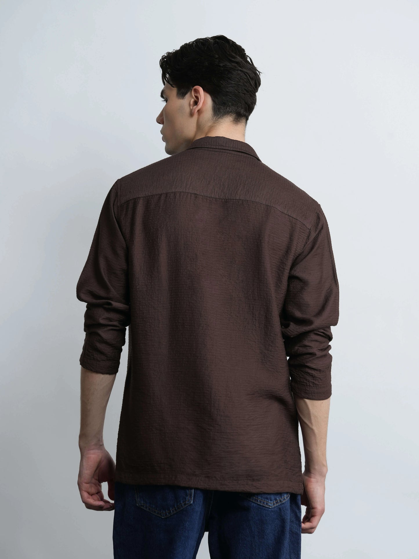 Vantage - Mocha Relaxed Fit Shirt