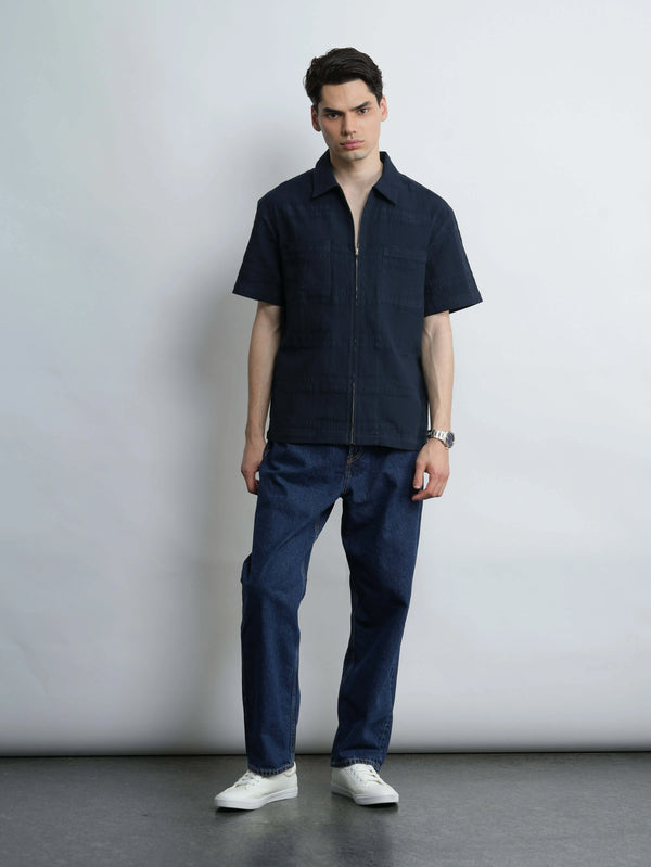 Weekender Cotton Zip Shirt Relaxed Fit