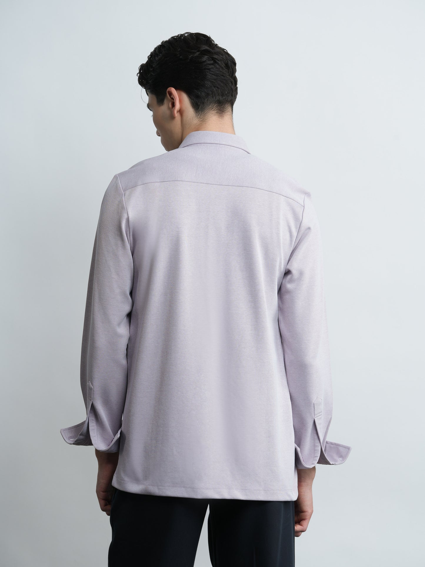Mercer Knit Shirt - Lavender