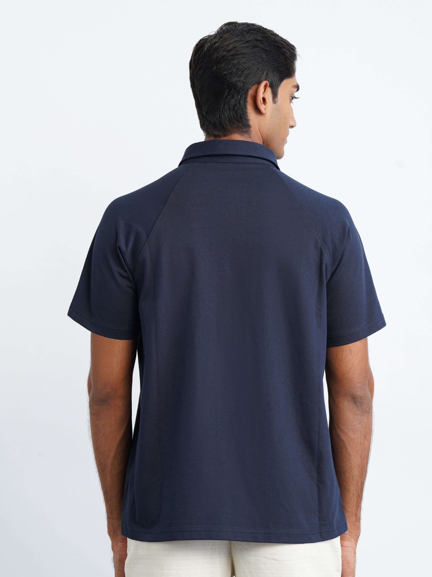 Loop Raglan Polo Cotton