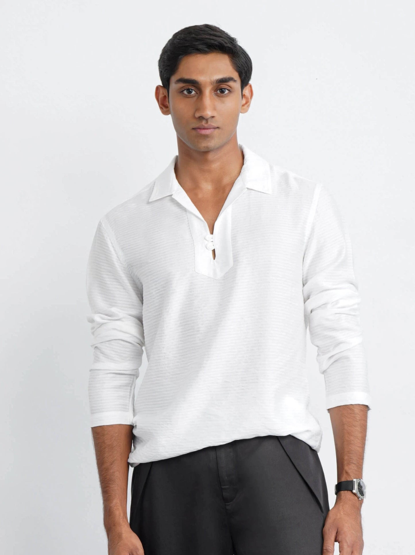 Vantage - White Relaxed Fit Shirt