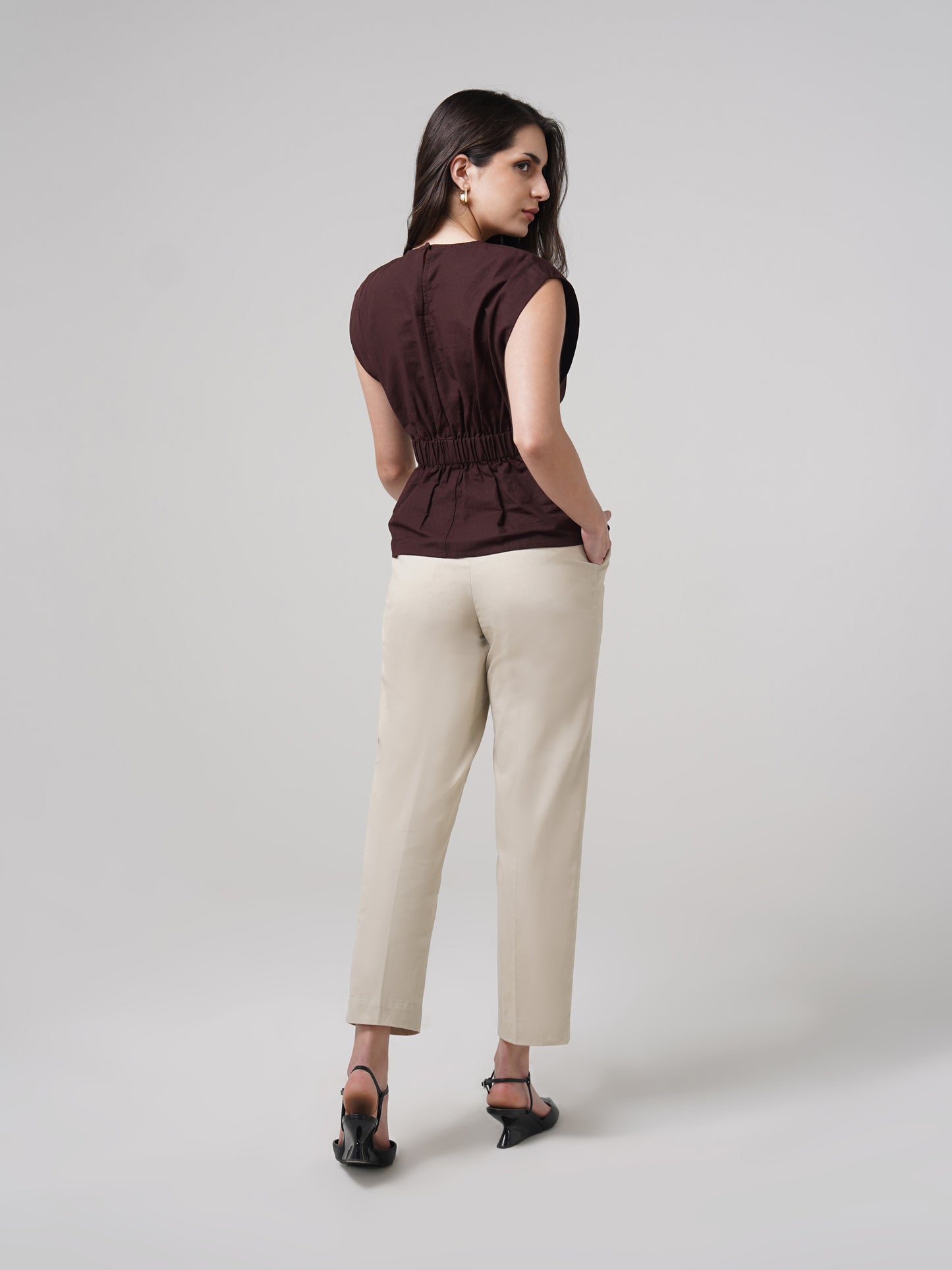 Atelier Ankle Pants - Beige