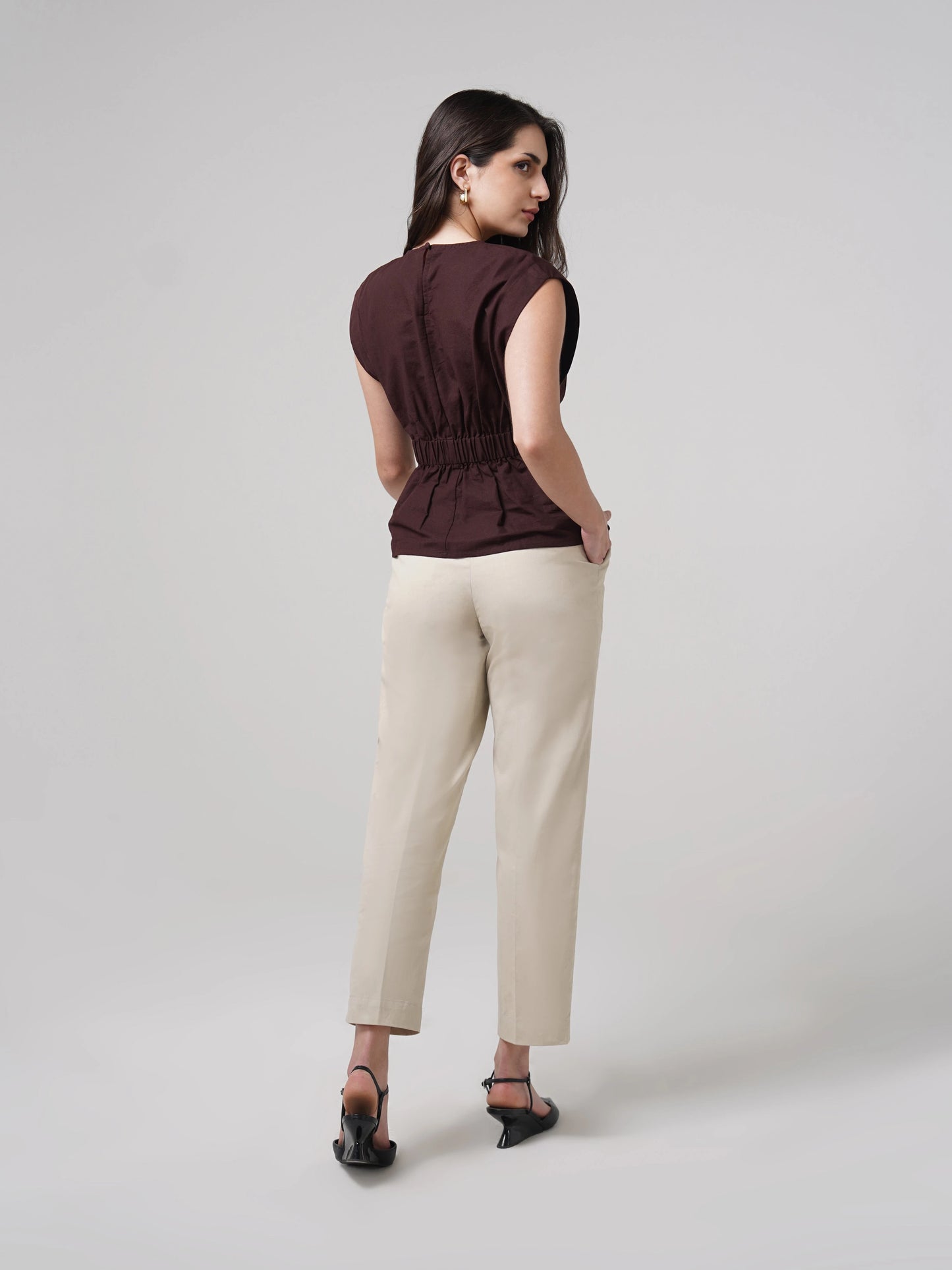 Atelier Ankle Pants - Beige
