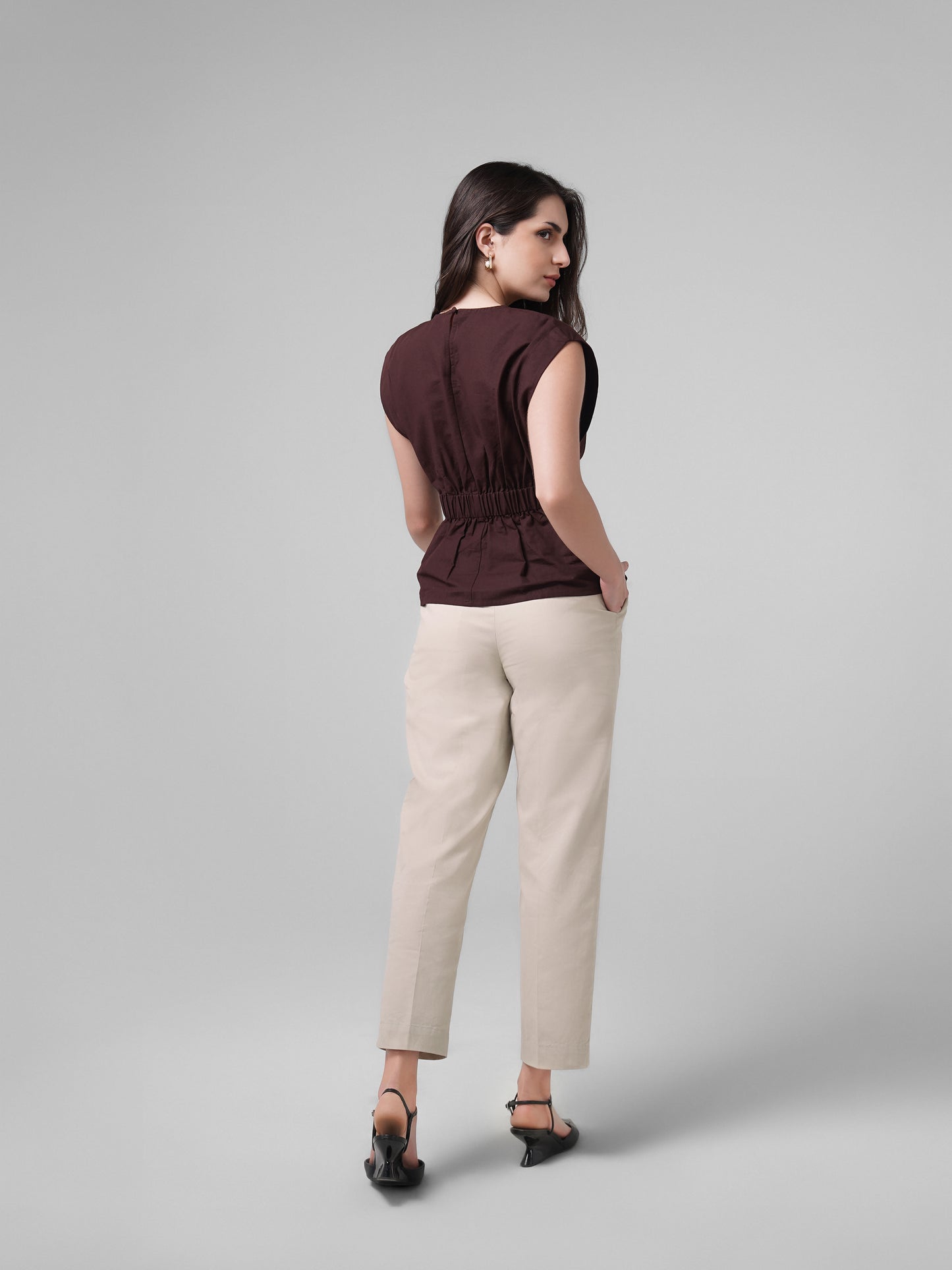 design , Pleated Top back angle