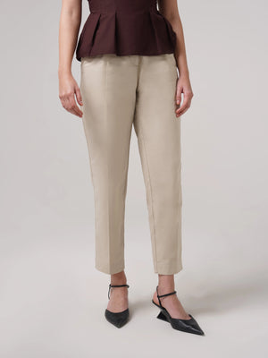 Atelier Ankle Pants - Beige