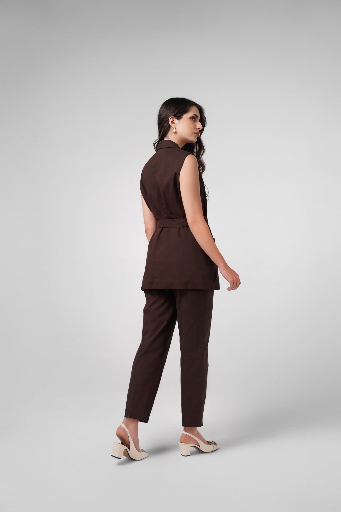 Stone Oversized Waistcoat