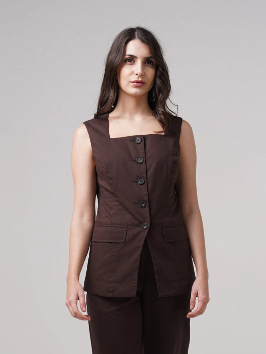 Atelier Waistcoat - Mocha
