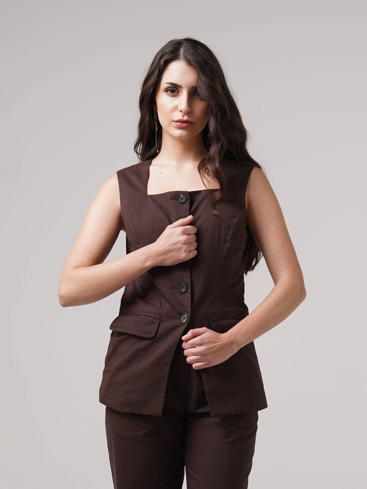 Atelier Waistcoat - Mocha
