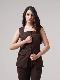 Atelier Waistcoat - Mocha