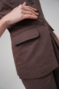 Atelier Waistcoat - Mocha