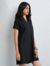 Madlyn AirLinen™ Dress - Black
