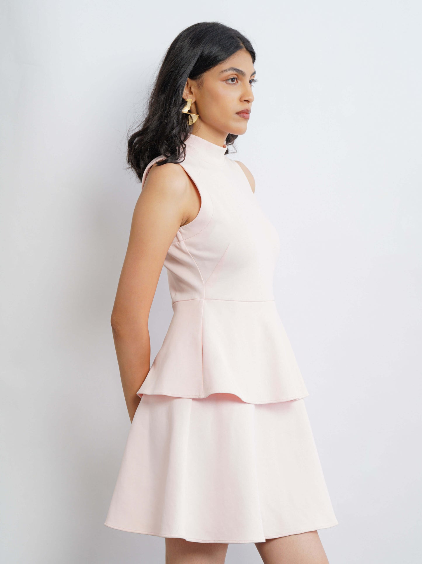 Serena Mock Neck Knit Dress