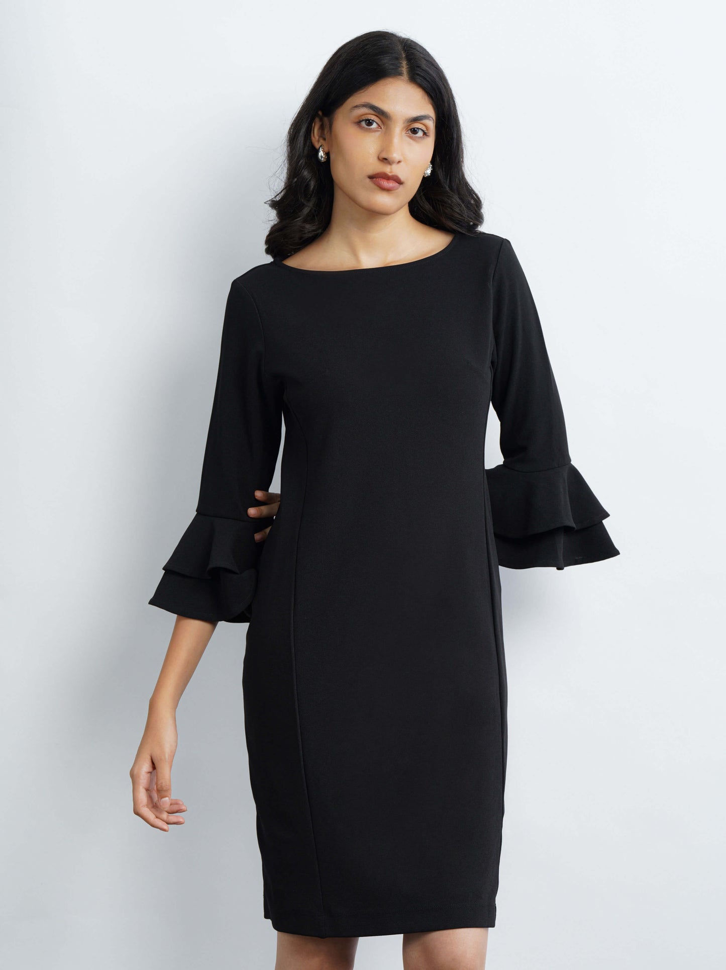 Ralph Frill Knit Dress