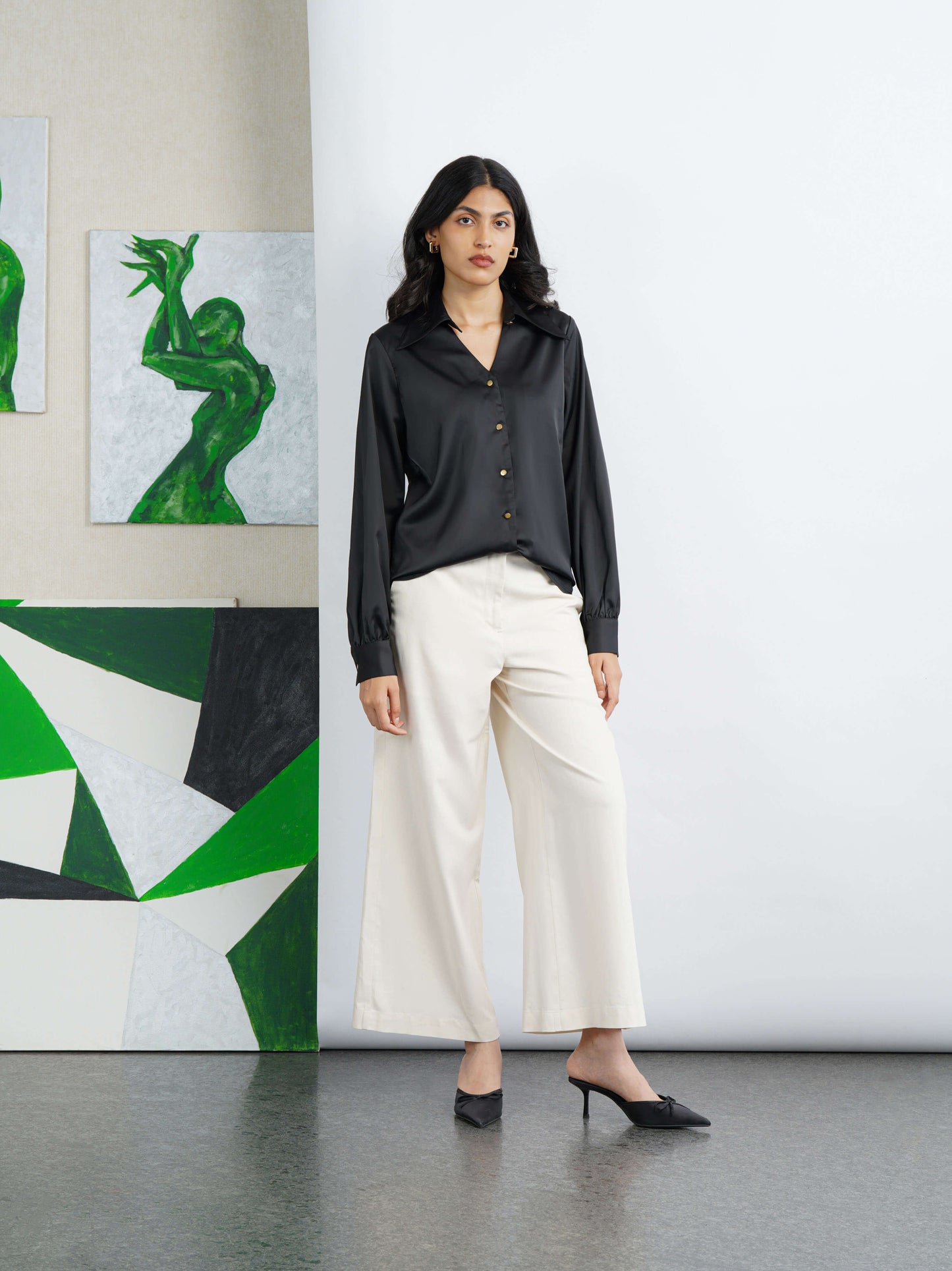 Elevated Vintage Satin Shirt