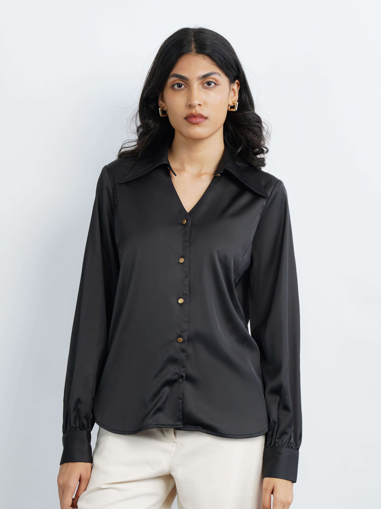 Elevated Vintage Satin Shirt