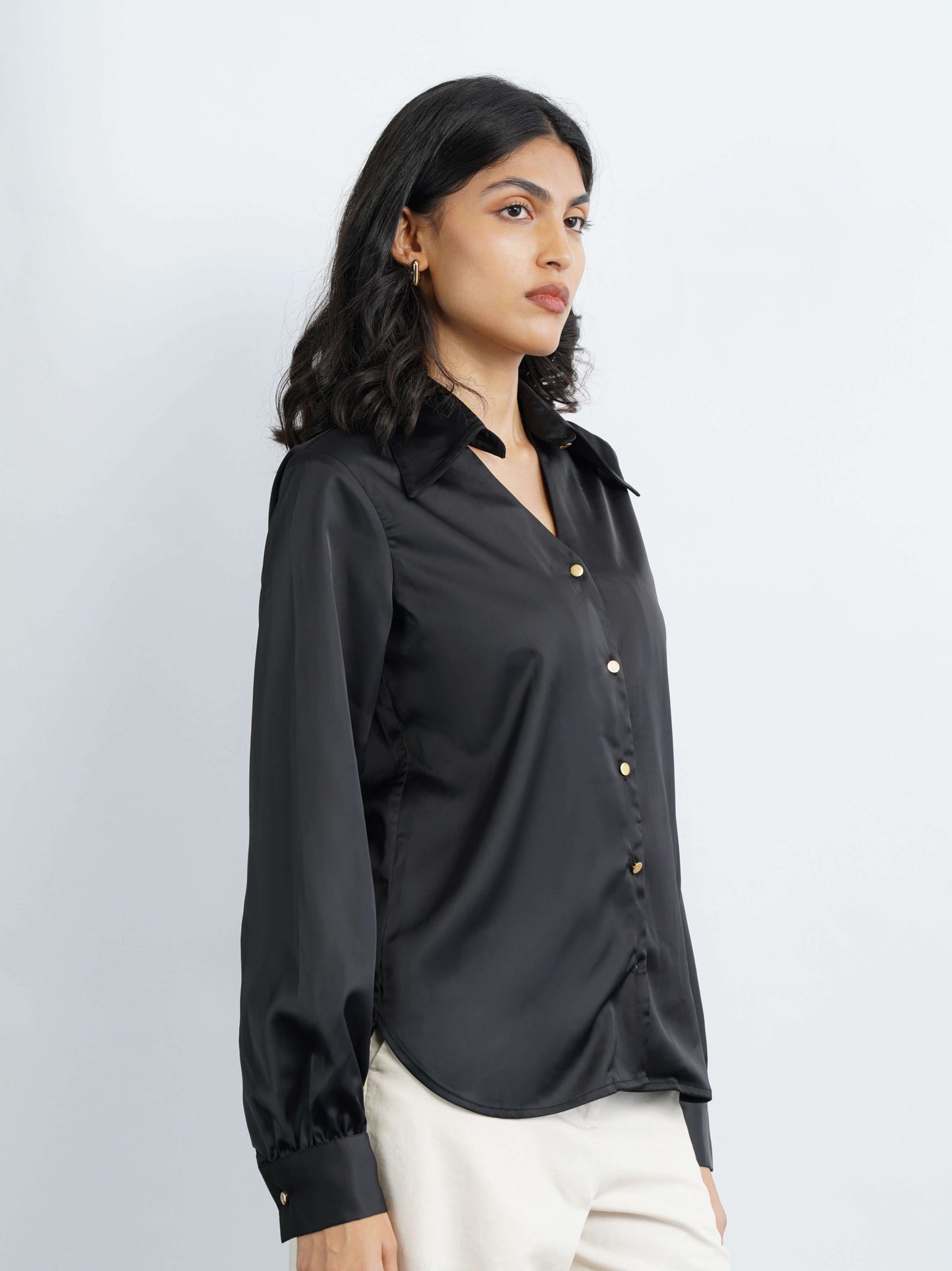 Elevated Vintage Satin Shirt