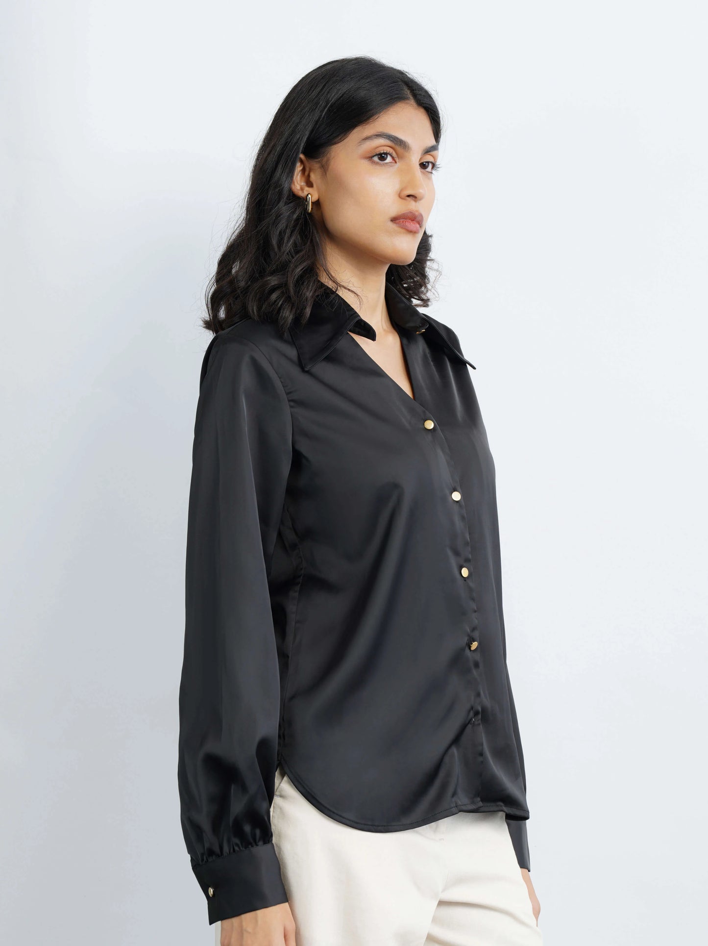 Elevated Vintage Satin Shirt