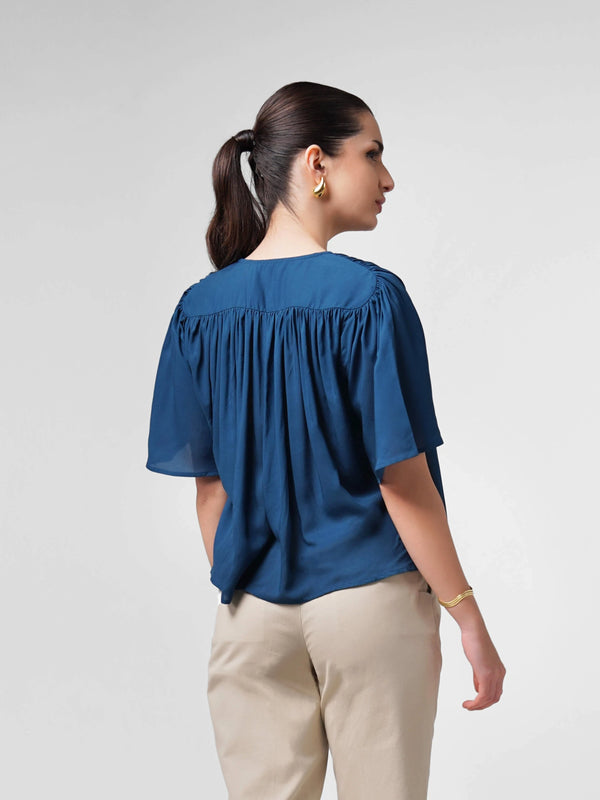 Aire Breeze Top - Deep Teal
